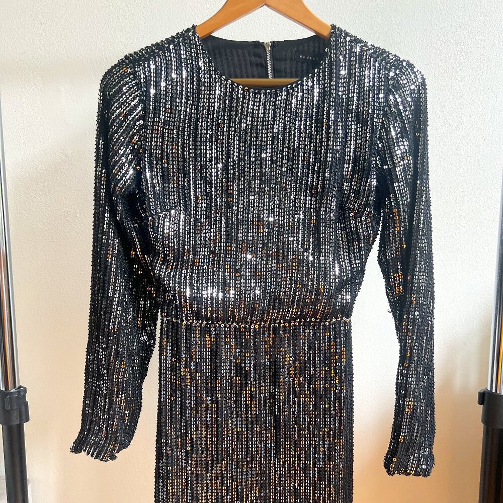 Endless Rose Open Back Sequin Dress | S | NEW - tags on